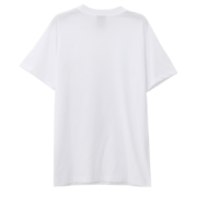 Back view of the premium white Sp5der Thug T-shirt showing its high-quality cotton construction and urban street style.