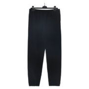 Back view of the SP5DER Black OG Web Sweatpants with iconic web design and premium high-quality fabric construction.