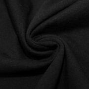 Close-up view of the premium black cotton fabric used in the high-quality Sp5der Thug T-shirt urban street style collection.