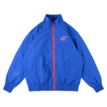 Sp5der Pro Windbreaker Jacket in royal blue with a vibrant orange front zipper and a sleek modern lightweight design