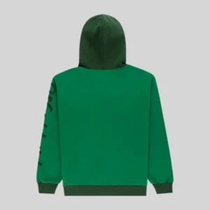 Sp5der Triple 5 Stitch Zip Up 'Green' back view