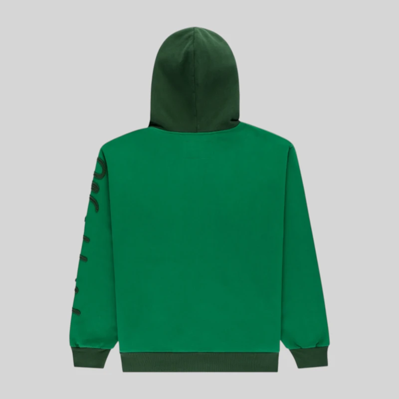 Sp5der Triple 5 Stitch Zip Up 'Green' back view