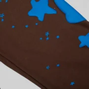 Sp5der Beluga sweatpant 'Brown' close up