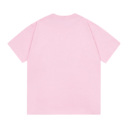 Back view of the pink Sp5der Young Thug Atlanta t-shirt, showing the clean design of this limited edition streetwear.