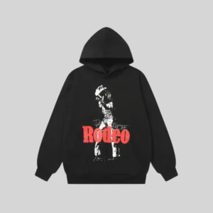 Sp5der Travis Scott Rodeo Hoodie front view