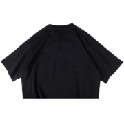 Back view of the black Sp5der The Spot Tee, a premium heavyweight cotton t-shirt with a bold all-over spot graphic.