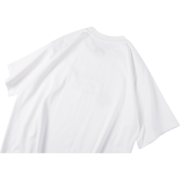 Front view of the premium white Sp5der Hellcat Kenny graphic streetwear t-shirt with a contemporary, relaxed fit.