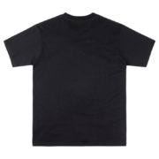 Back view of the black SP5DER x Cactus Jack x ComplexCon exclusive streetwear t-shirt on a clean background.