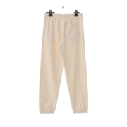 Sp5der OG Tree Camo cream sweatpants shown from the back hanging on a display hanger for a clean urban tactical look.