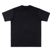 Back view of the Sp5der The Spot Tee in black, a premium heavyweight cotton t-shirt with urban streetwear style.