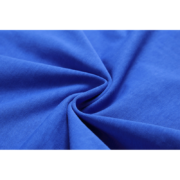 Close-up view of the premium royal blue cotton fabric texture featured on the SP5DER Young Thug T-shirt collection.