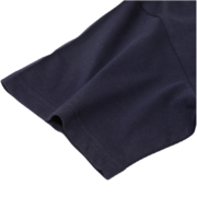 Detailed look at the premium cotton fabric of the dark grey Sp5der 555 Young Thug streetwear t-shirt sleeve