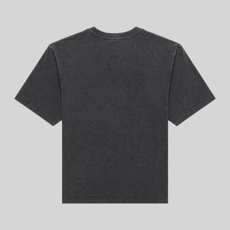 Back view of the black Sp5der Screaming Eagle graphic t-shirt made from 100% premium cotton for streetwear style.