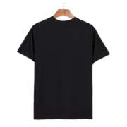 Back view of the Sp5der Atlanta Print T-Shirt in black, showcasing the plain reverse side of this streetwear staple.