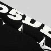 Sp5der Mx555 Zip Hoodie 'Black' close up