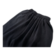 Premium black Sp5der cut sweatshorts featuring high-quality construction and a comfortable, modern relaxed fit design.