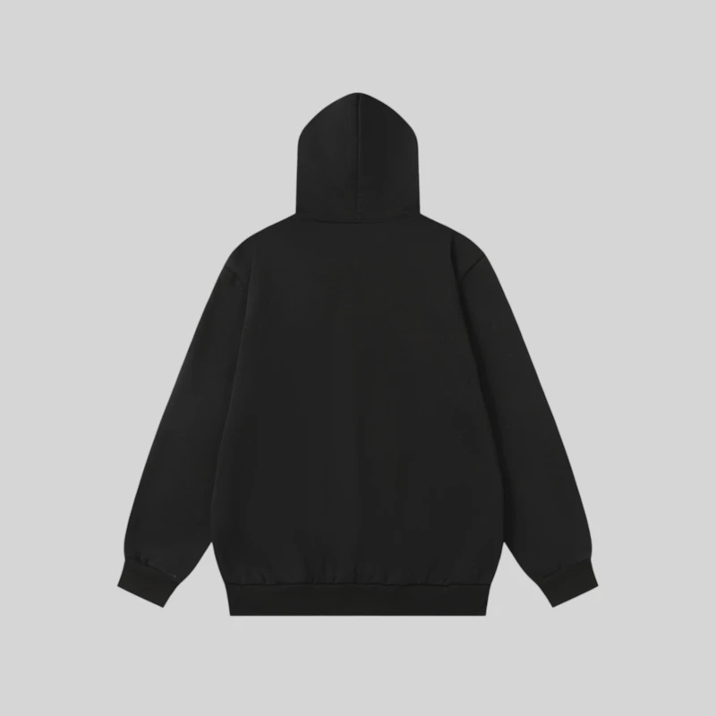 Sp5der OG Web V2 Phantom Zip Up 'Black' back view