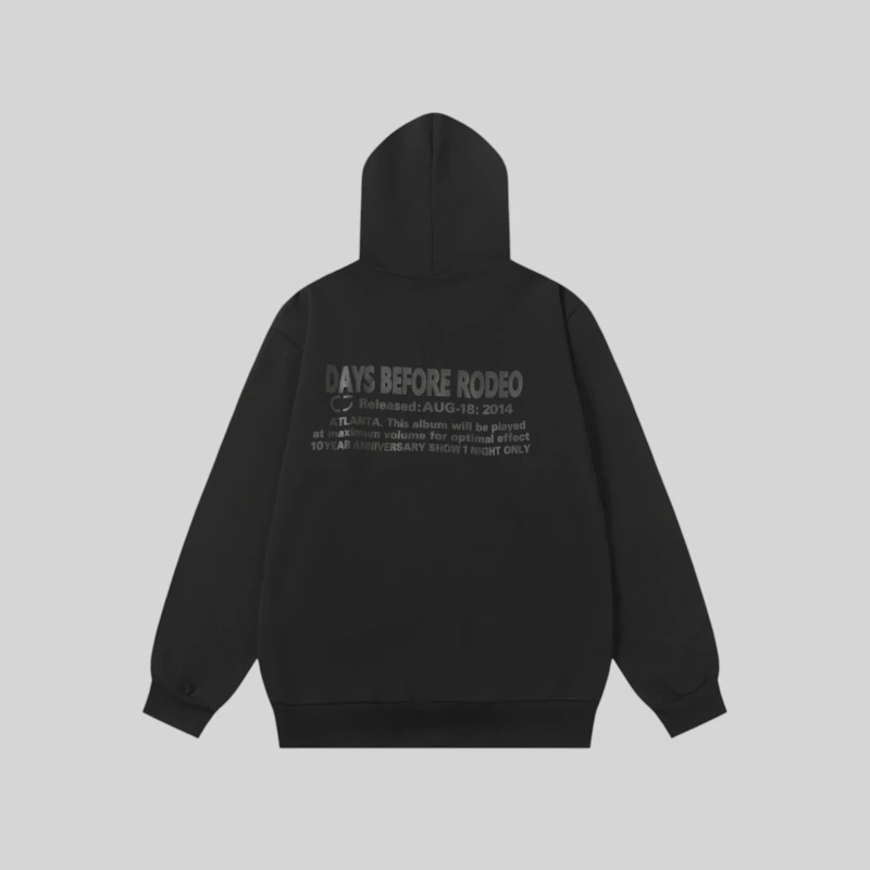 Sp5der Travis Scott Rodeo Hoodie back view