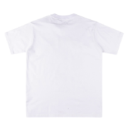 Back view of the premium white Sp5der OG Web V2 streetwear tee, showcasing a clean, minimalist cotton construction.