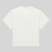 Back view of the Sp5der FIVE POINT white t-shirt, a 100% cotton lightweight streetwear graphic tee for everyday wear.