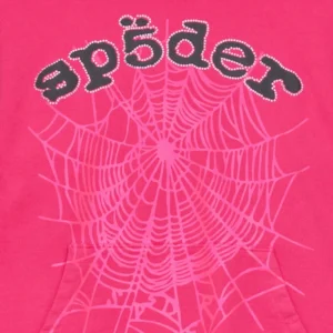Sp5der Legacy Hoodie 'Pink close up