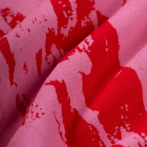 Sp5der Nocturnal Zip Hoodie 'Red' close up