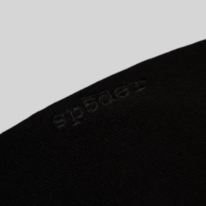 Sp5der Stadium Hoodie 'Black' close up