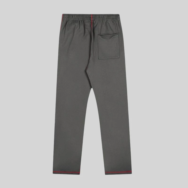 Back view of the Sp5der Archive Contrast Sweatpants in Slate Grey, featuring premium 13oz cotton fleece construction.