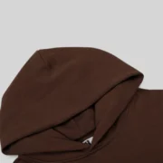 Sp5der Beluga Hoodie 'Brown' front view