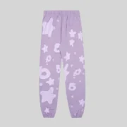 Sp5der Beluga V2 Sweatpent 'Purple' back view