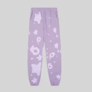 Sp5der Beluga V2 Sweatpent 'Purple' front view