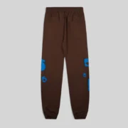 Sp5der Beluga sweatpant 'Brown' back view