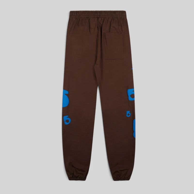 Sp5der Beluga sweatpant 'Brown' back view