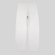 Front view of the Sp5der OG Web V2 Knicks Home Sweatpants in Grey, featuring a premium fleece construction.