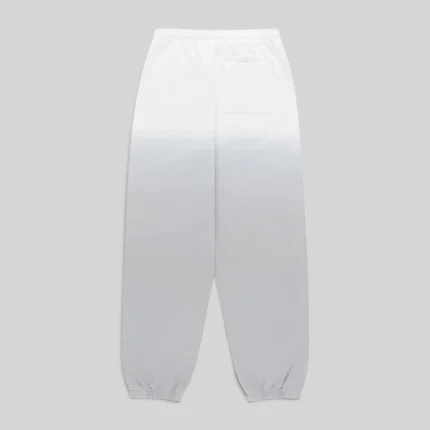Back view of Sp5der OG Web V2 Ombre Sweatpants in Sport Grey color made from 13oz premium cotton fleece material.