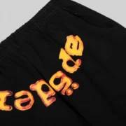 Sp5der Og Web V2 sweatpant 'Black' close up
