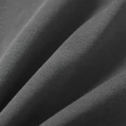 Closeup view of the 13oz premium grey cotton fleece fabric used in the Sp5der Punk V2 sweatpants by King Spider.