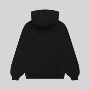 Sp5der Wait Hoodie 'Black' back view
