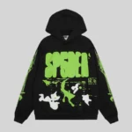 Sp5der X-Ray Hoodie 'Black' front view