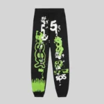 Sp5der X-Ray sweatpant 'Black' front view
