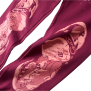 Close-up view of the SP5DER Nocturnal Highway cotton track pants featuring unique graphic detail and premium fabric.