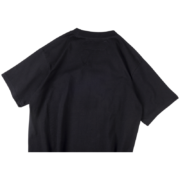 Back view of the exclusive black SP5DER x Cactus Jack x ComplexCon limited edition streetwear collaboration shirt.