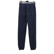 Back view of the premium blue Sp5der Atlanta sweatpants featuring a comfortable loose fit and durable construction.