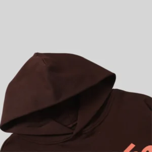 Sp5der Araignee Hoodie 'Brown' close up