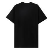 Back view of the Sp5der Black 55555 Spider Web Tee, featuring high-quality cotton construction for this urban style.