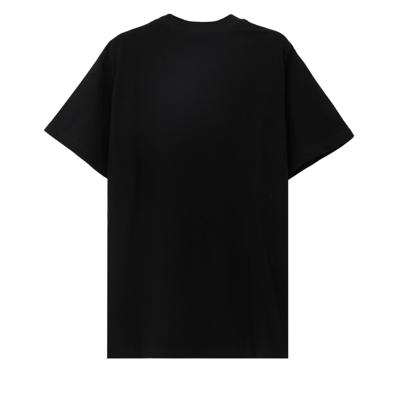 Back view of the Sp5der Black 55555 Spider Web Tee, featuring high-quality cotton construction for this urban style.