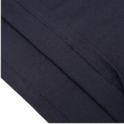 Close-up view of the premium cotton fabric texture used for the Sp5der 555 Young Thug streetwear t-shirt in dark grey.