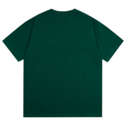 Back view of the green SP5DER Web Print Gothic Punk T-shirt, featuring a minimalist design in premium fabric.
