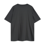 Back view of the dark grey Sp5der 555 Young Thug streetwear t-shirt with a premium cotton design and relaxed fit.