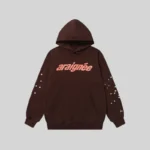 Sp5der Araignee Hoodie 'Brown' front view